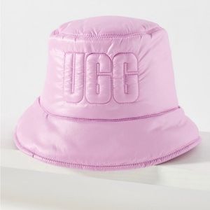 UGG Quilted Logo Bucket Hat, Size S/M